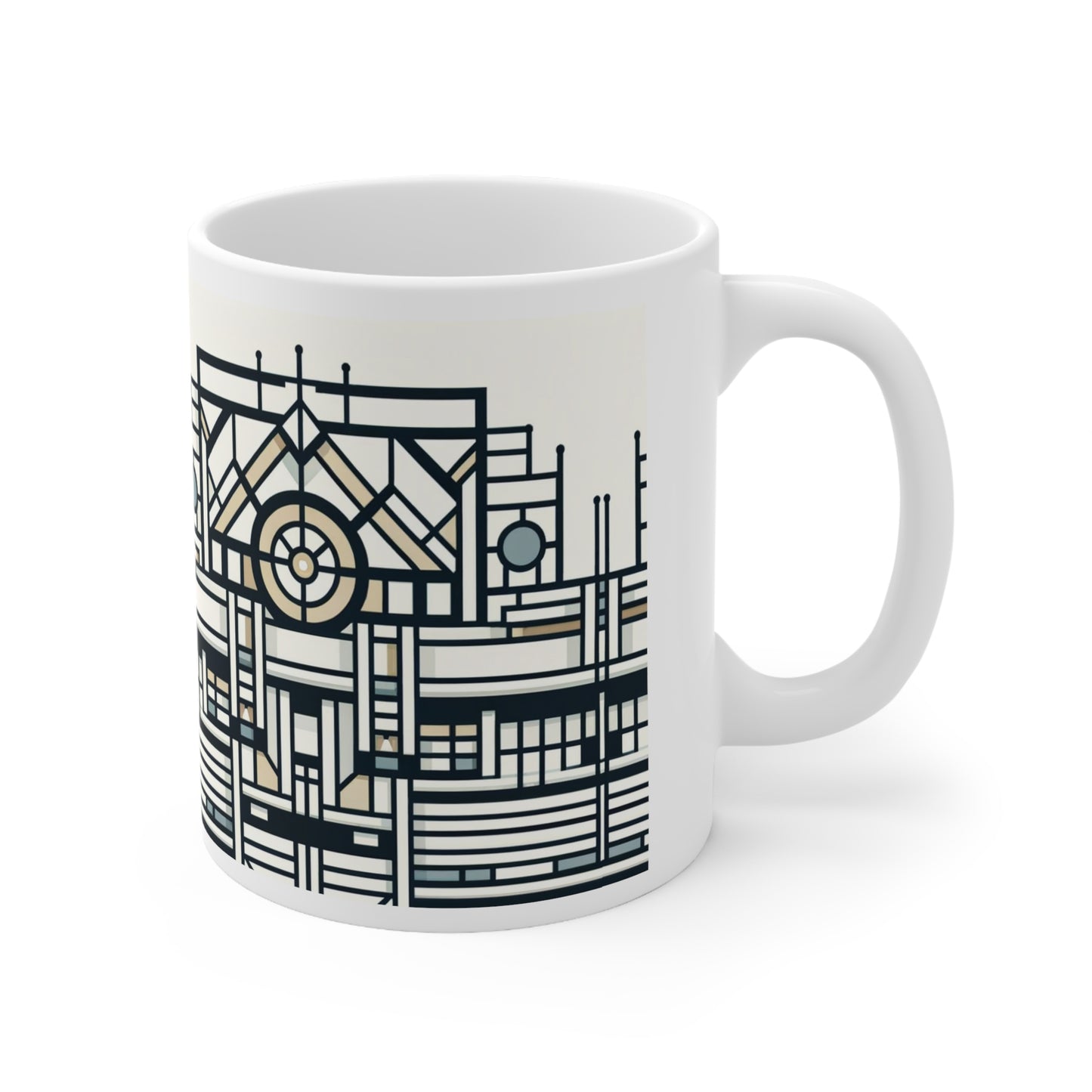 Architectural Ceramic Mug 11oz