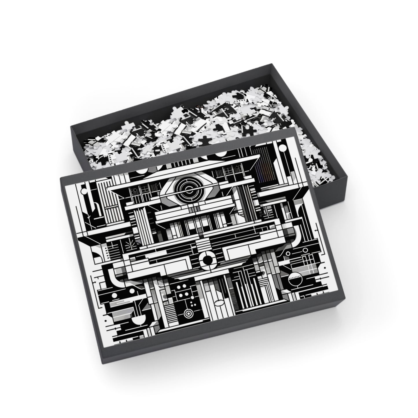 Modern Architecture Black & White 1000 piece puzzle